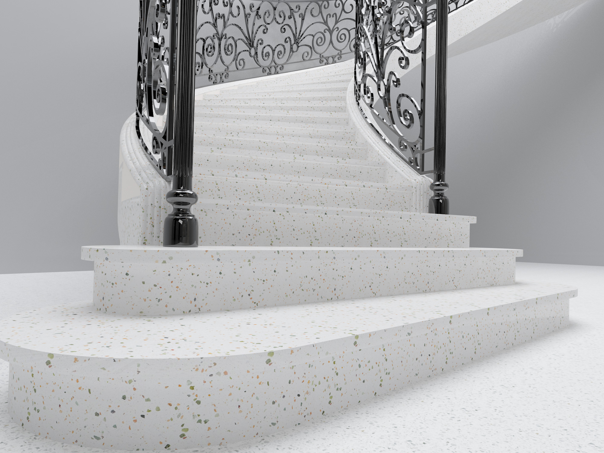 Cầu thang terrazzo