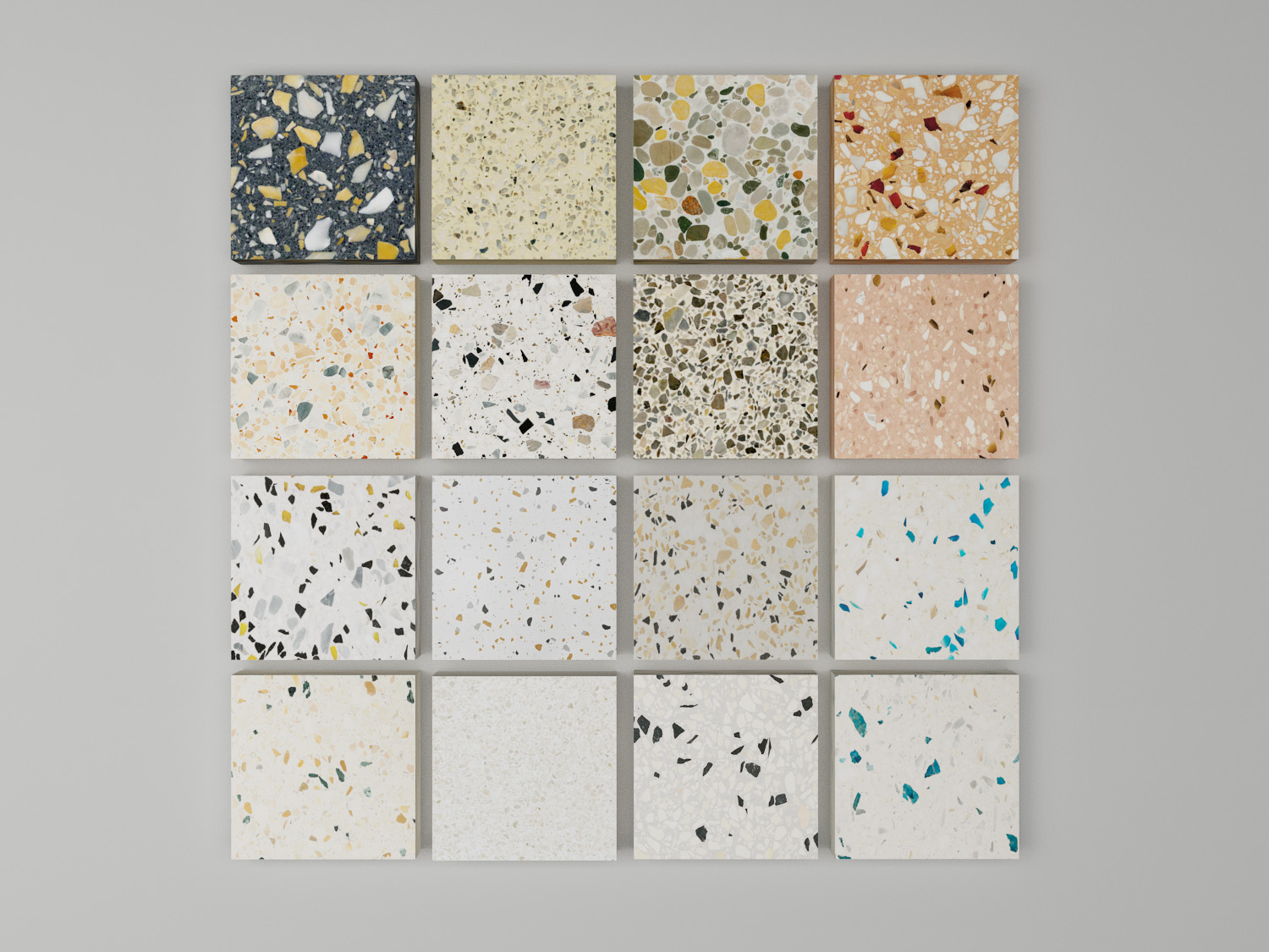 Mẫu Đá Terrazzo